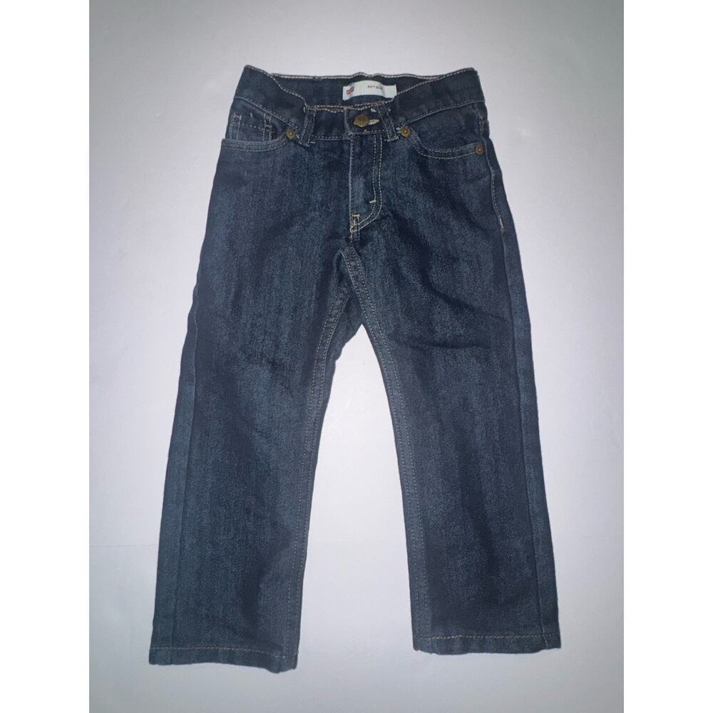 Levi’s 511 Slim Boys Jeans Dark Wash Denim Size 10 Adjustable Waist